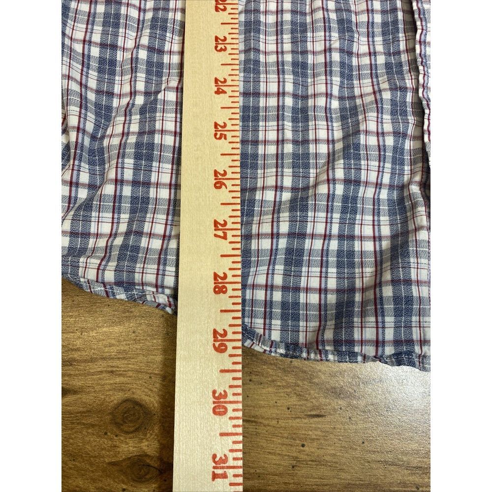 (2) Banana Republic Men's L Large Long Sleeve Plaid Shirts Standard Fit - Picture 11 of 16